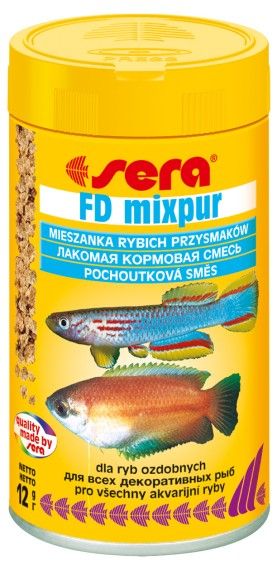 Корм для плотоядных рыб Sera Mixpur 100 мл.