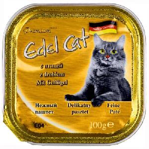 Паштет для кошек Edel Cat птица 0,1 кг.