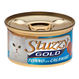 Консервы для кошек STUZZY GOLD Тунец с Кальмарами в собственном соку 0,085 кг.