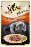 Паучи для кошек Sheba Pleasure телятина/язык 0,085 кг.